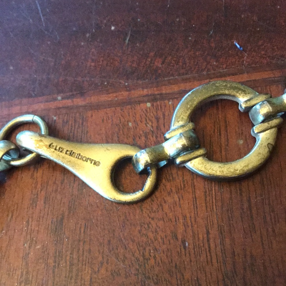 Liz Claiborne Brass Belt - Picture 2 of 4